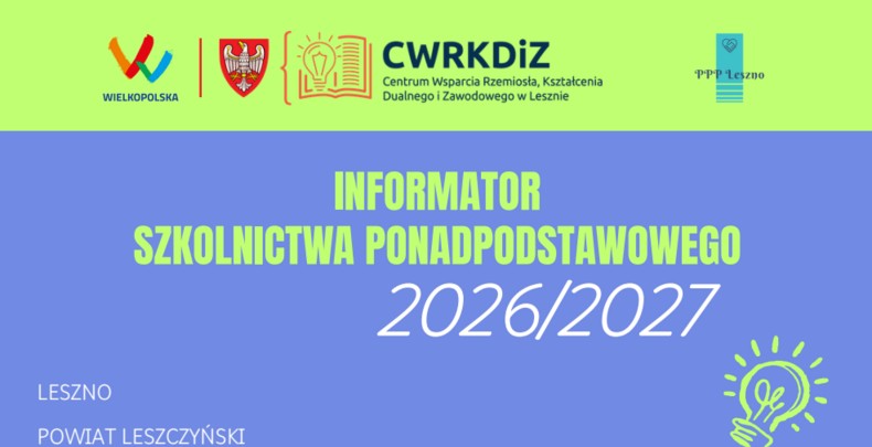 Informator Szkolnictwa Ponadpodstawowego 2026/2027